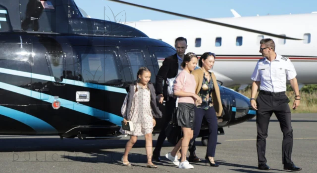 Helicopter airport transfer service