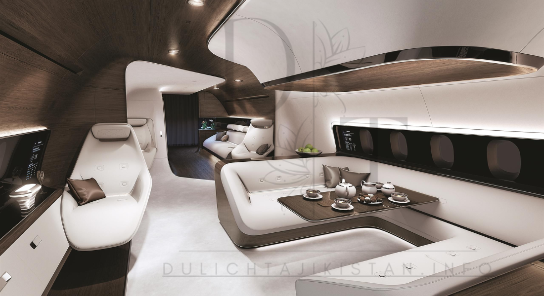 VIP jet interior customization